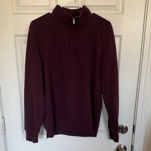 Men’s Burgundy Quarter-Zip